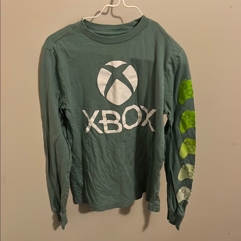 Green Long Sleeve Kids Tee